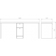 Маникюрный стол Double ECO