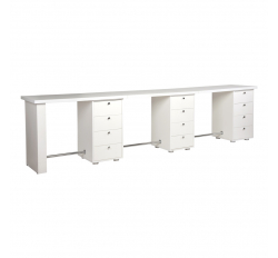 Маникюрный стол "Глория" тройной