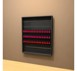 Навесная полка для лаков Square