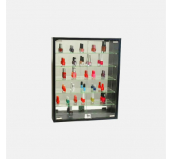 Полочка под лаки с зеркалом и замком "Vitale"