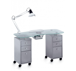 Стол маникюрный 2-ной с вытяжкой 197LХ