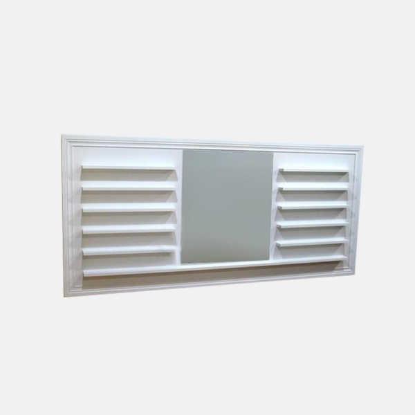 Зеркало с полочками для лаков "Clark"